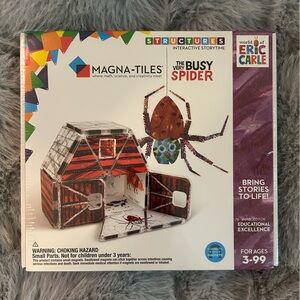 The Very Busy Spider MagnaTiles set - NEW in box! Create and play with the story